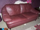 Attached picture 3 seater brown leather sofa.jpg